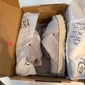 UGG Kids Gray Slippers